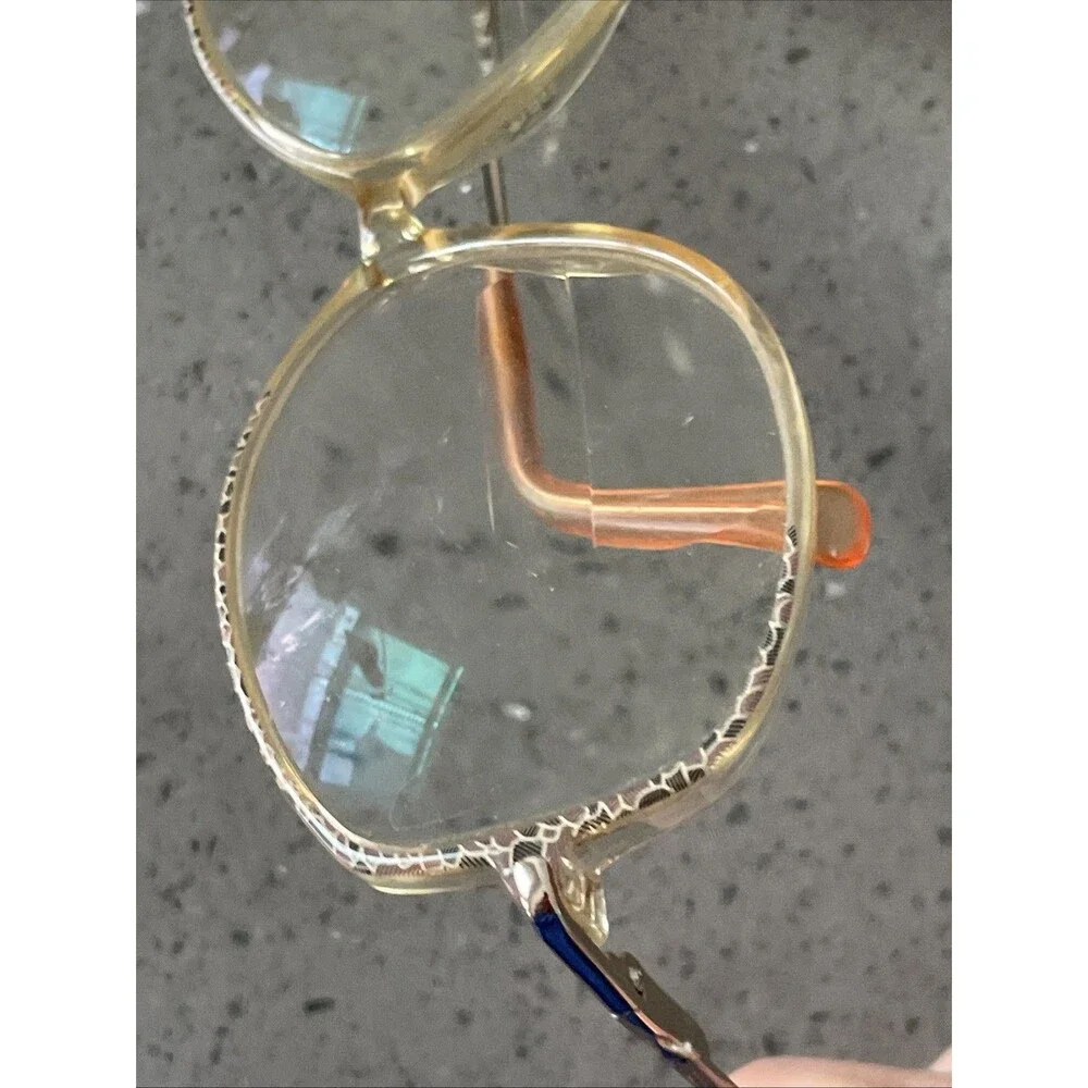 Gloria Vanderbilt 751 Eyeglass frames only Zyloware 097 55-14-140mm Full rim VTG